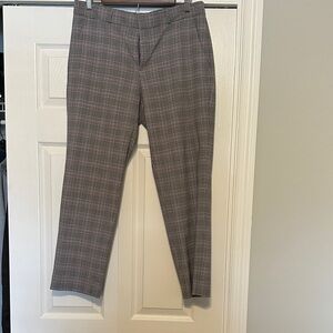 Banana Republic plaid pants